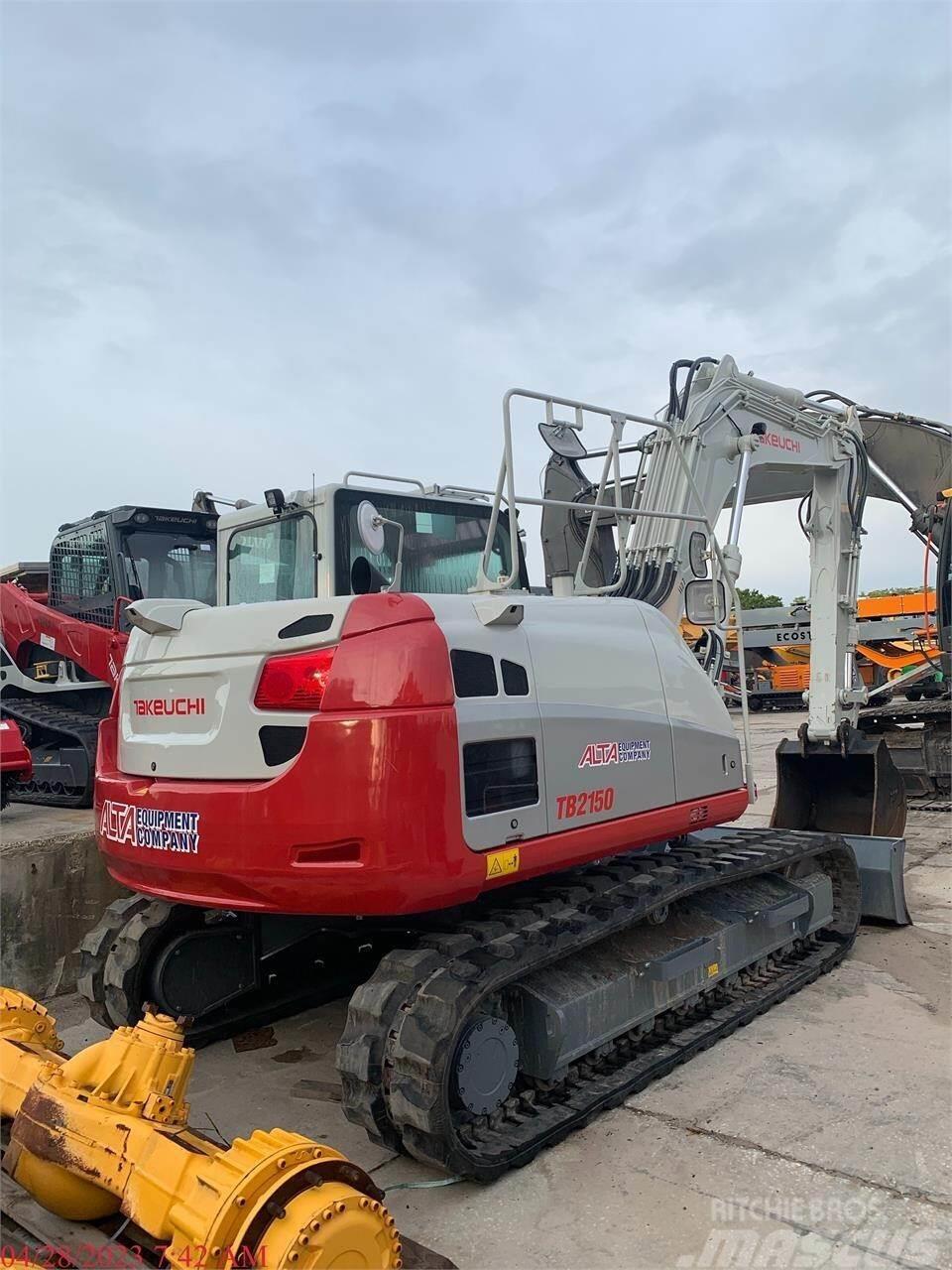 Takeuchi TB2150 Excavadoras sobre orugas