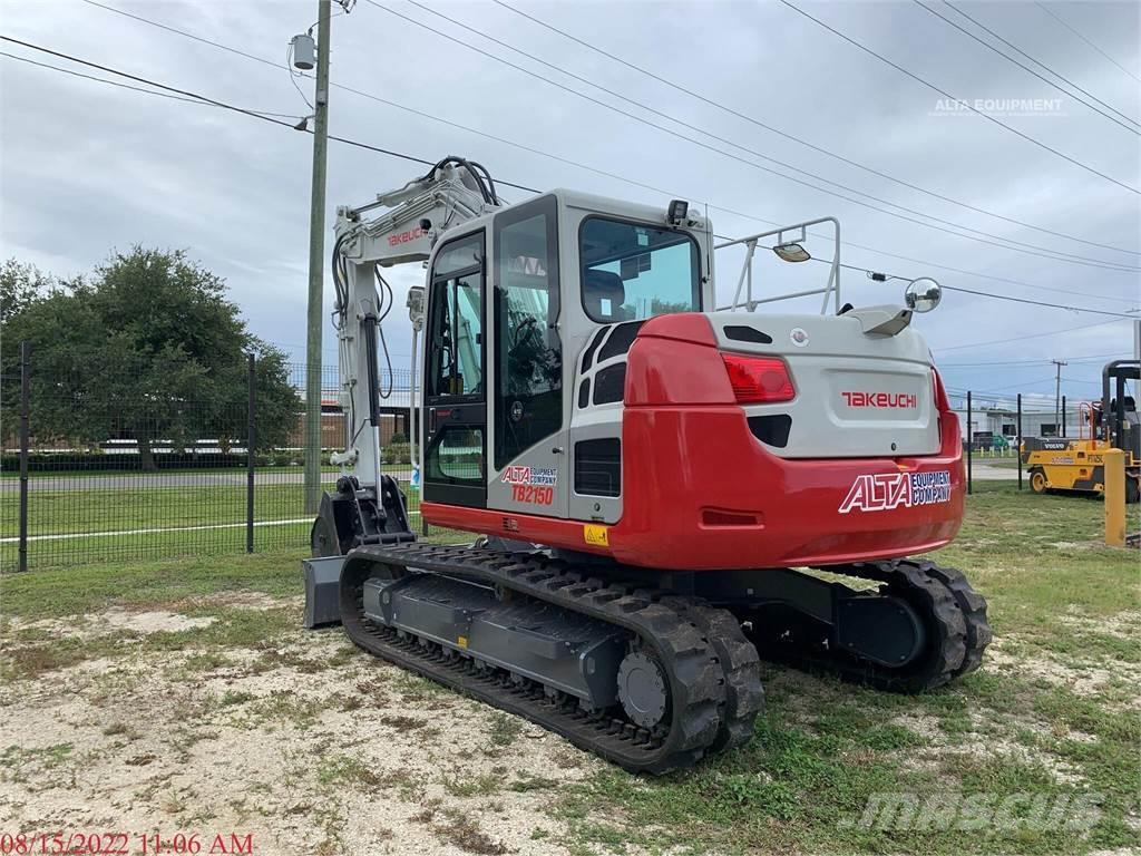 Takeuchi TB2150 Excavadoras sobre orugas