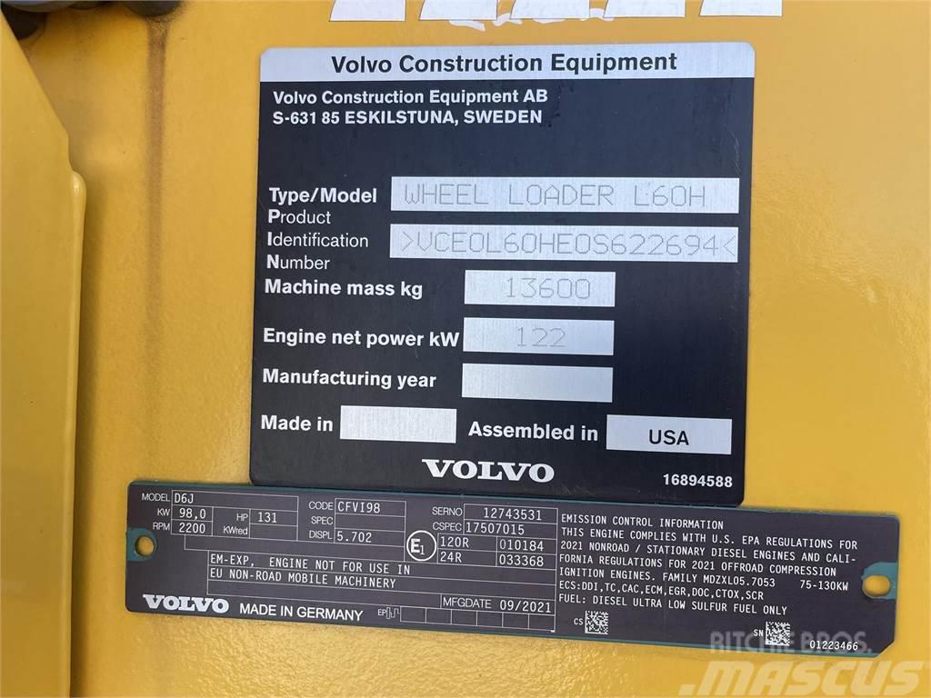 Volvo L60H Cargadoras sobre ruedas