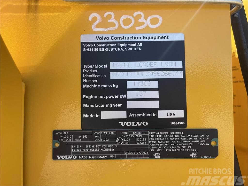 Volvo L90H Cargadoras sobre ruedas