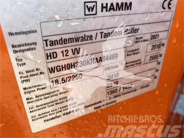 Hamm HD12VV Rodillos de un solo tambor