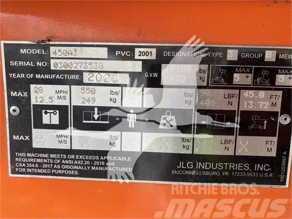 JLG 450AJ Plataformas con brazo de elevación manual