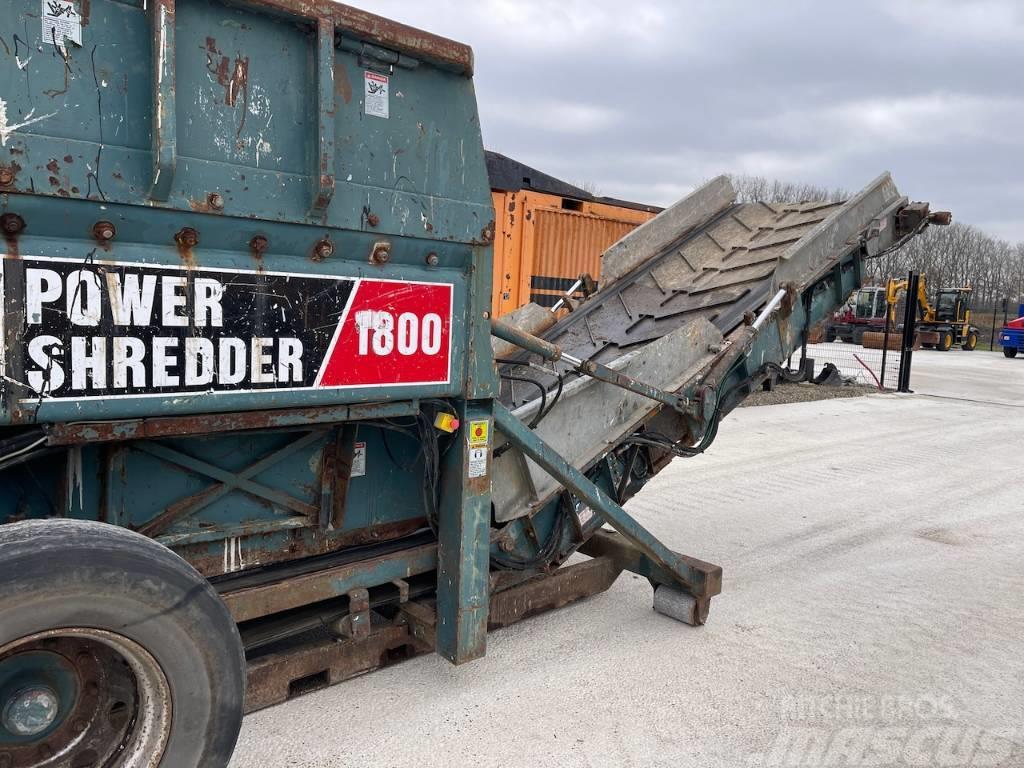 PowerScreen Powershredder 1800 Trituradoras de deshechos