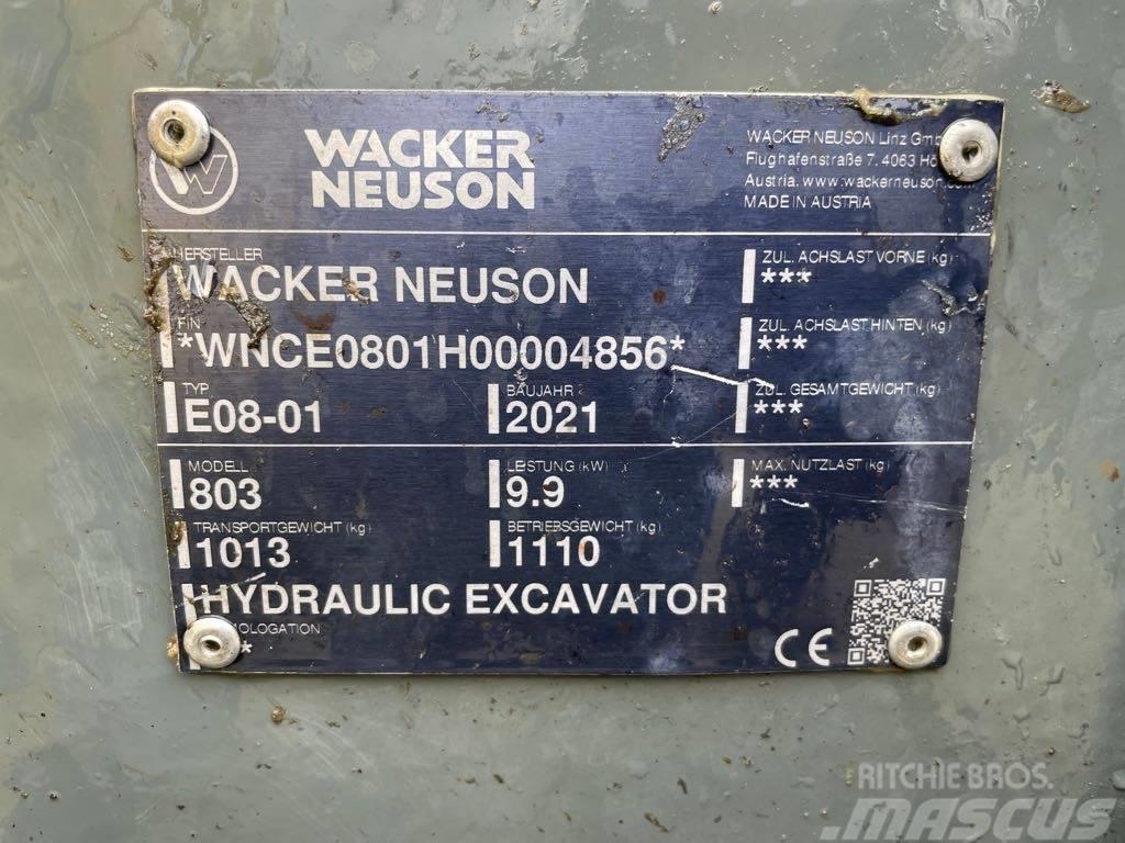 Wacker Neuson 803 Excavadoras sobre orugas