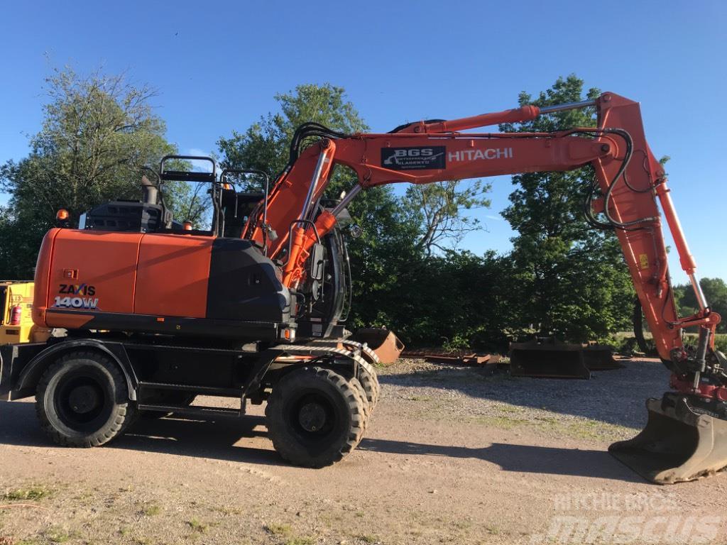 Hitachi 140W Excavadoras de ruedas