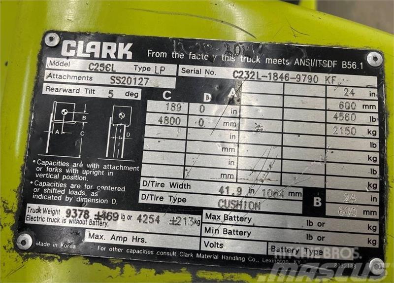 Clark C25CL Montacargas - otros