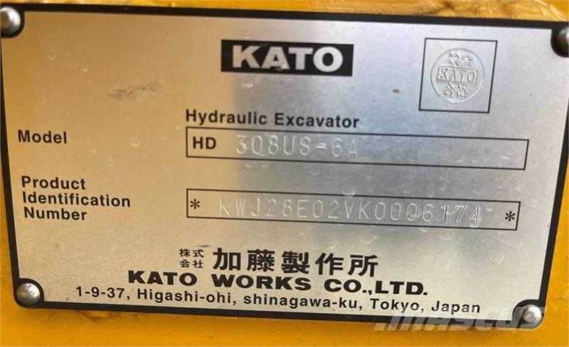 Kato HD308US-6A Miniexcavadoras