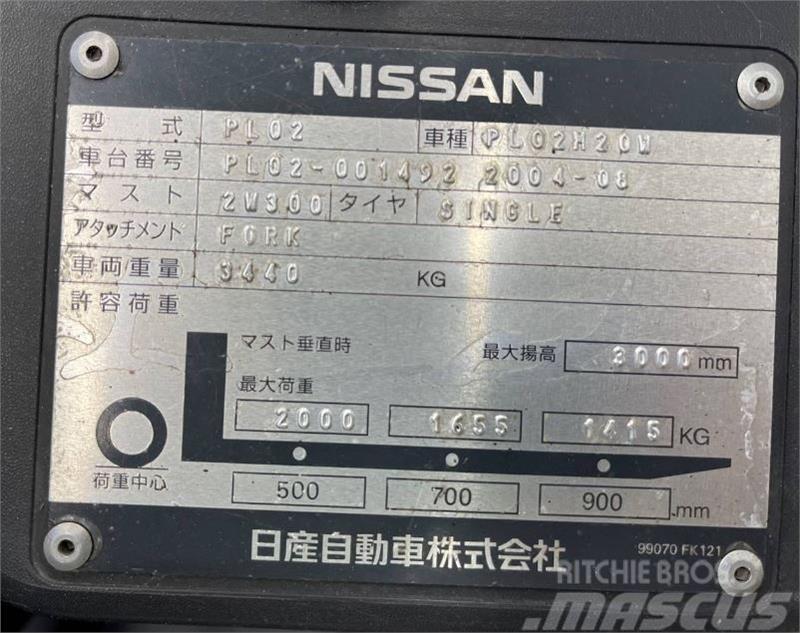 Nissan PL02M20W Montacargas - otros