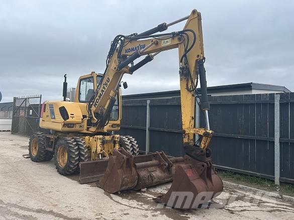 Komatsu PW75R Excavadoras sobre orugas