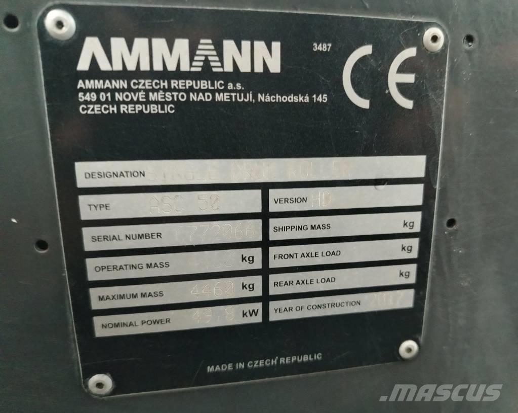 Ammann ASC 50 Rodillos de un solo tambor