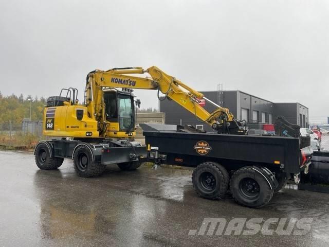 Komatsu PW 148 Excavadoras de ruedas