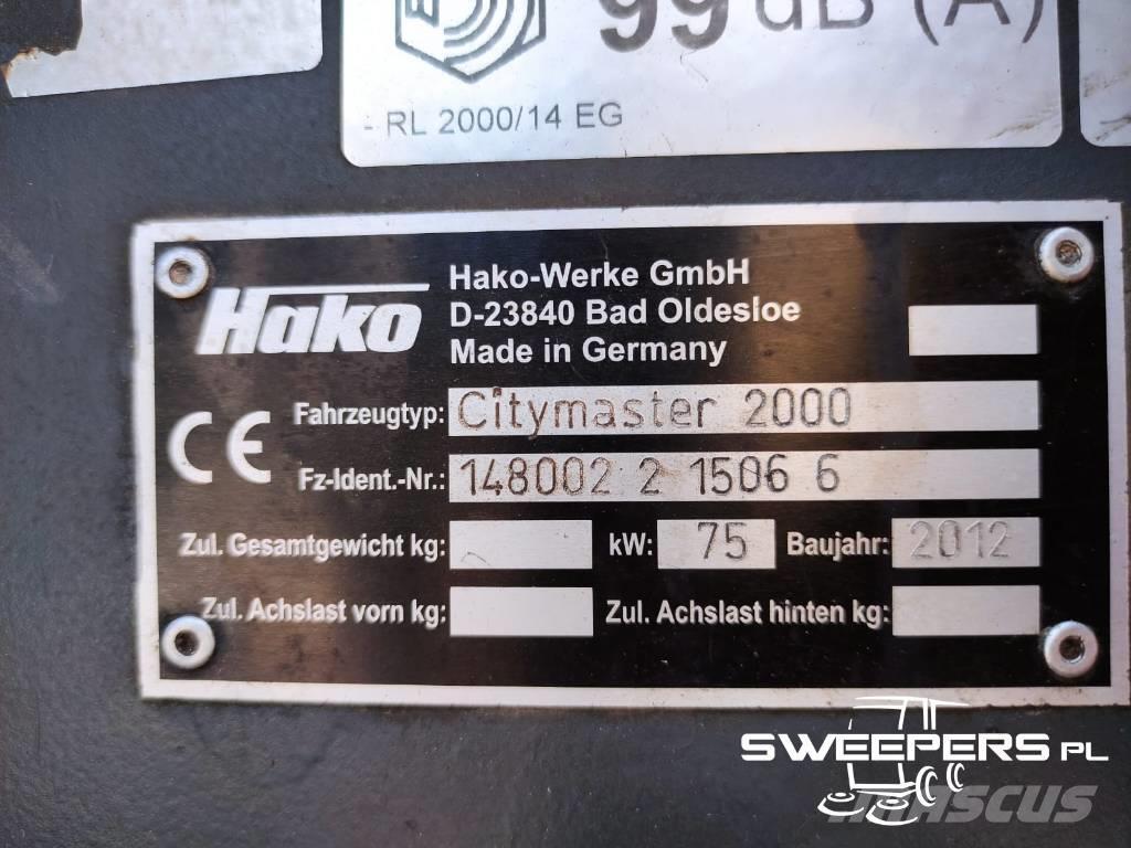 Hako Citymaster 2000 Barredoras