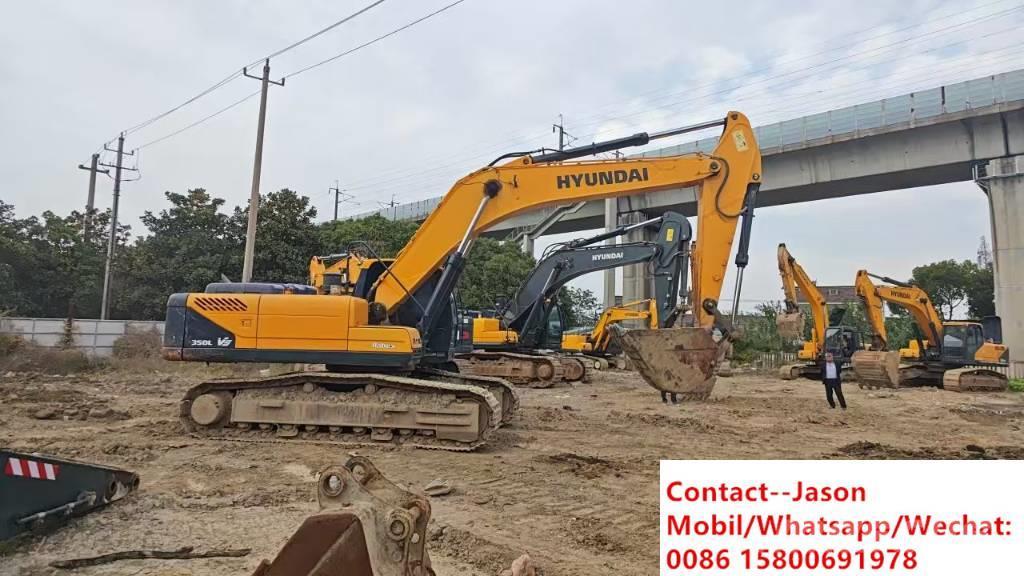 Hyundai Robex 350vs Excavadoras sobre orugas