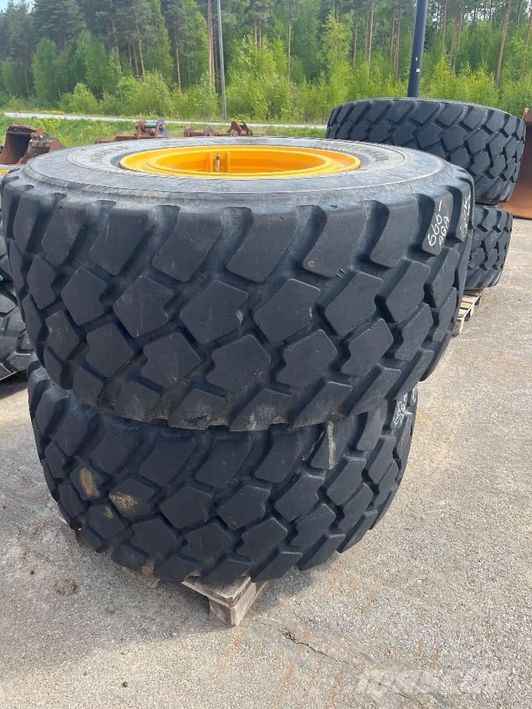 Michelin Volvo pyöräkuormaaja renkaat + vanteet 650/65 R25 Cargadoras sobre ruedas