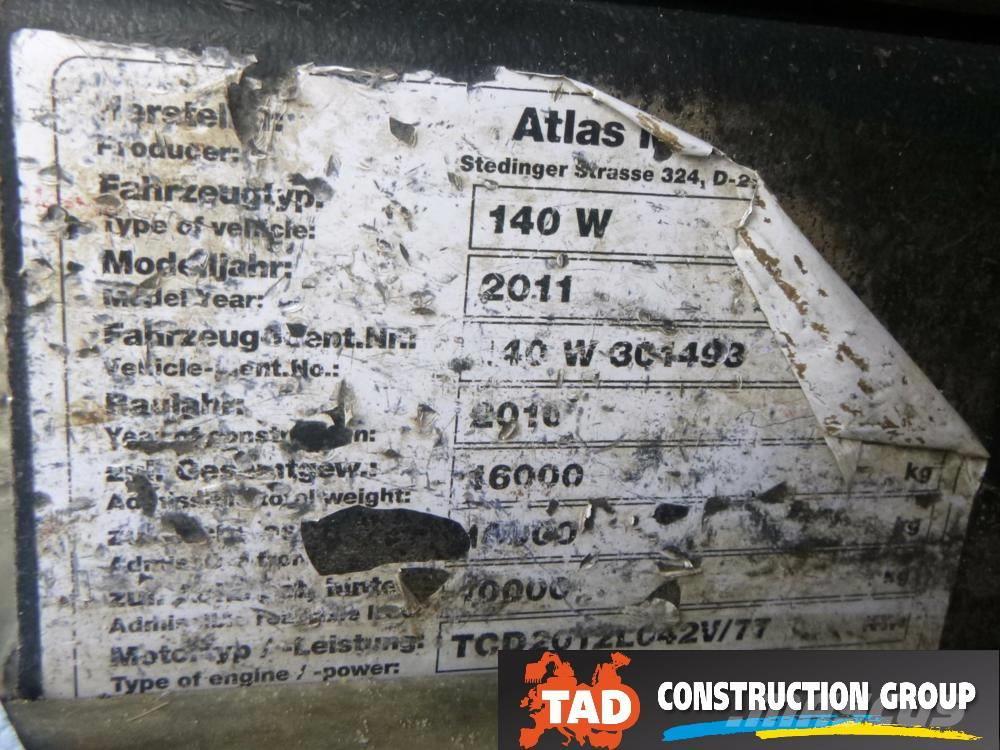 Atlas 140 W Excavadoras de ruedas