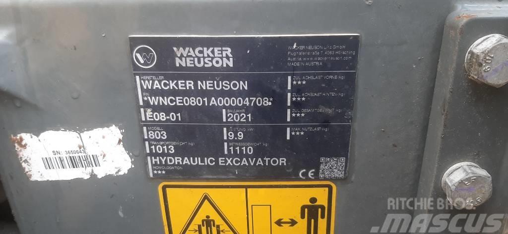 Wacker Neuson 803 Excavadoras sobre orugas