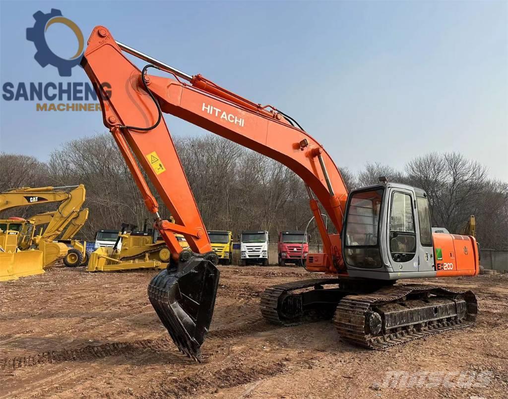 Hitachi EX200 Excavadoras sobre orugas