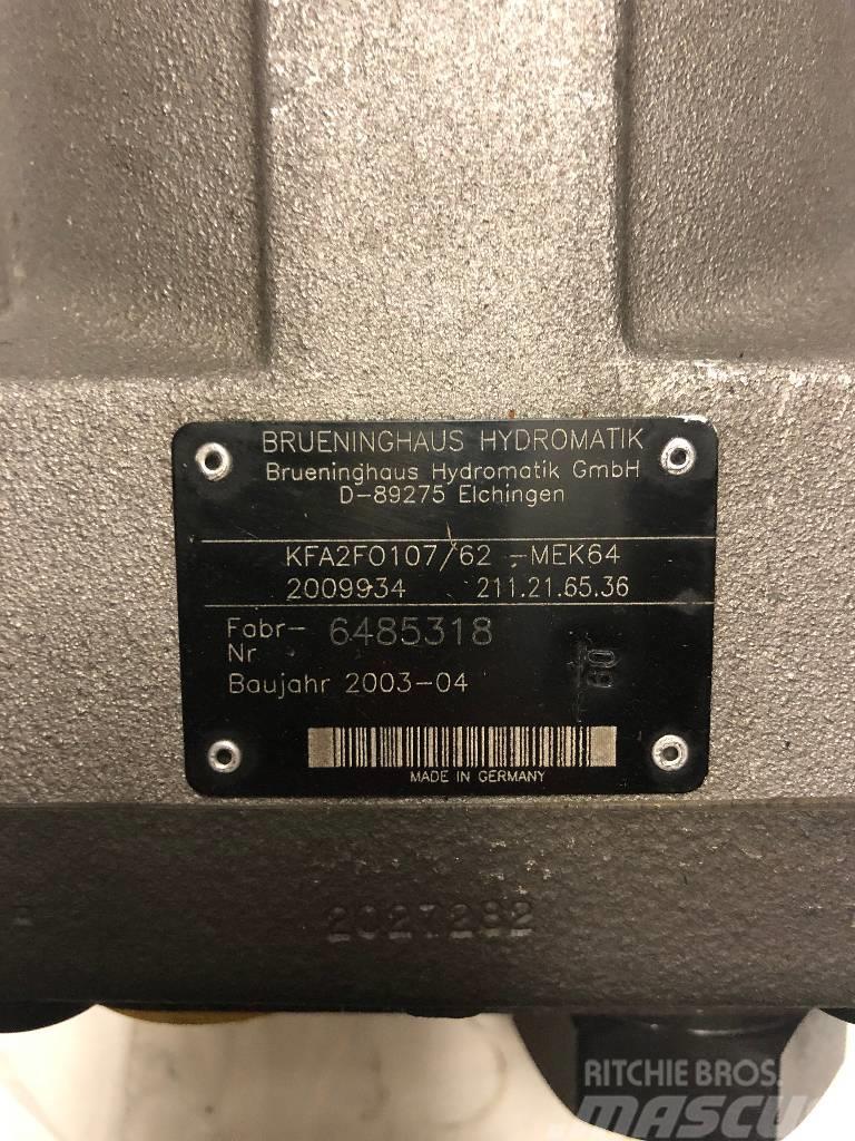 Brueninghaus Hydromatik KFA2FO107/62 -MEK64 Otros componentes