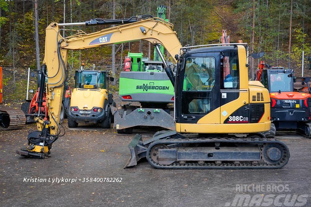 CAT 308CCR PIHTIPYÖRITTÄJÄLLÄ Excavadoras 7t - 12t