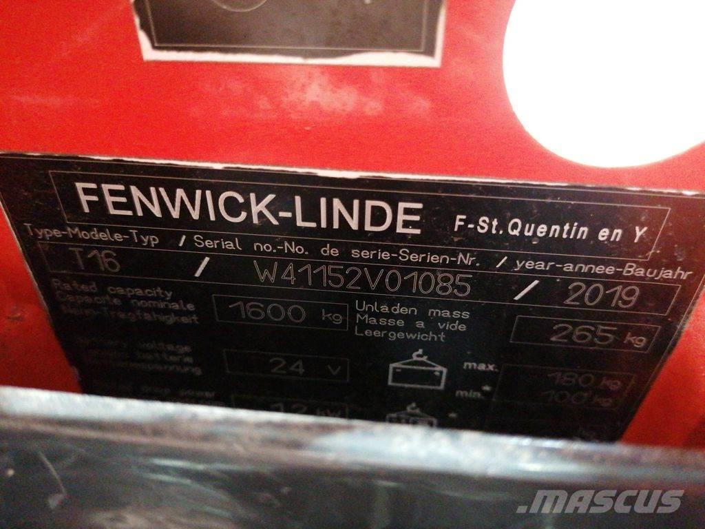 Linde T16 Montacargas de baja elevación