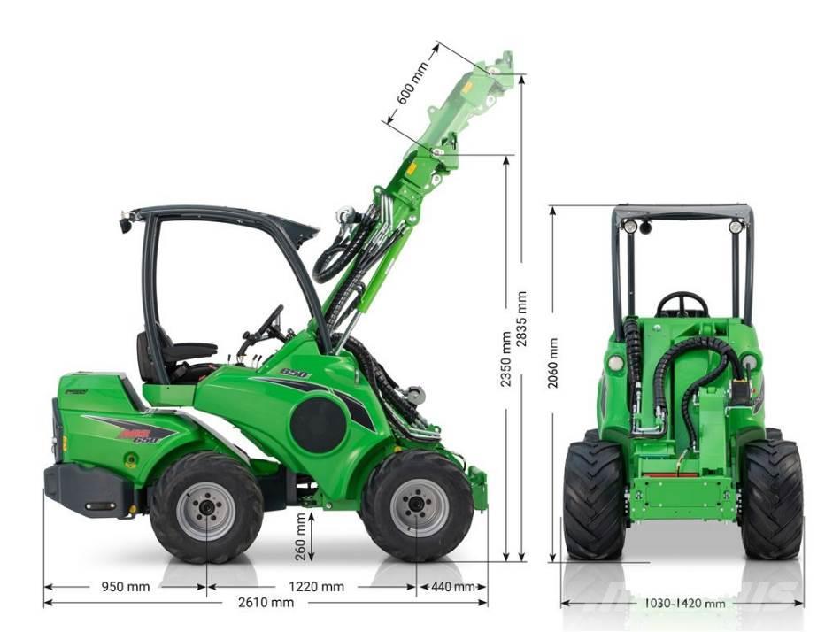 Avant 650i Cargadoras sobre ruedas