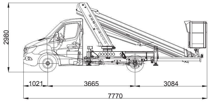 Ruthmann Ecoline 230 Plataformas sobre camión