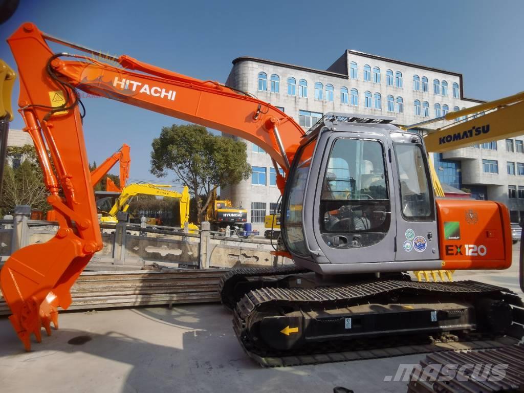 Hitachi EX 120 Excavadoras sobre orugas