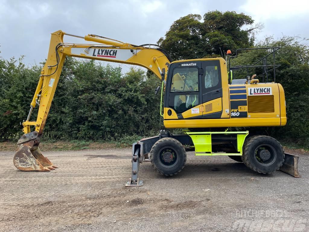 Komatsu PW 160 Excavadoras de ruedas