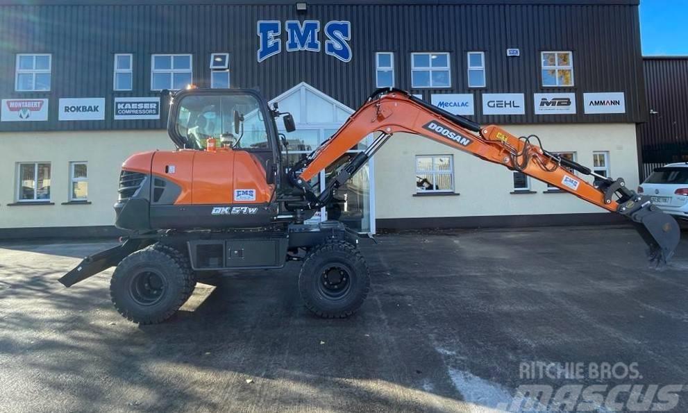 Doosan Dx57W-7 Excavadoras de ruedas