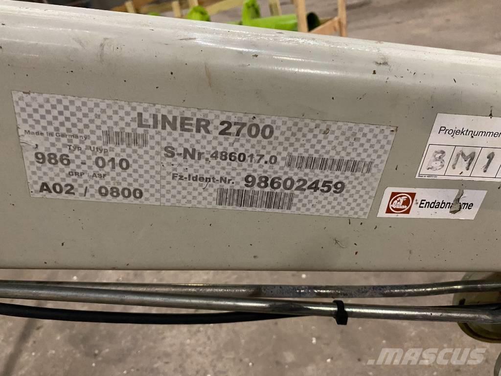 CLAAS Liner 2700 Segadoras hileradoras