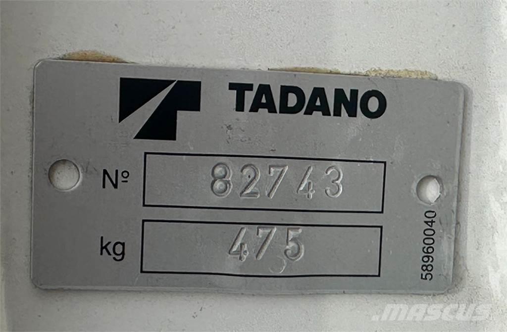 Tadano 94740908412 Plataformas y cucharones