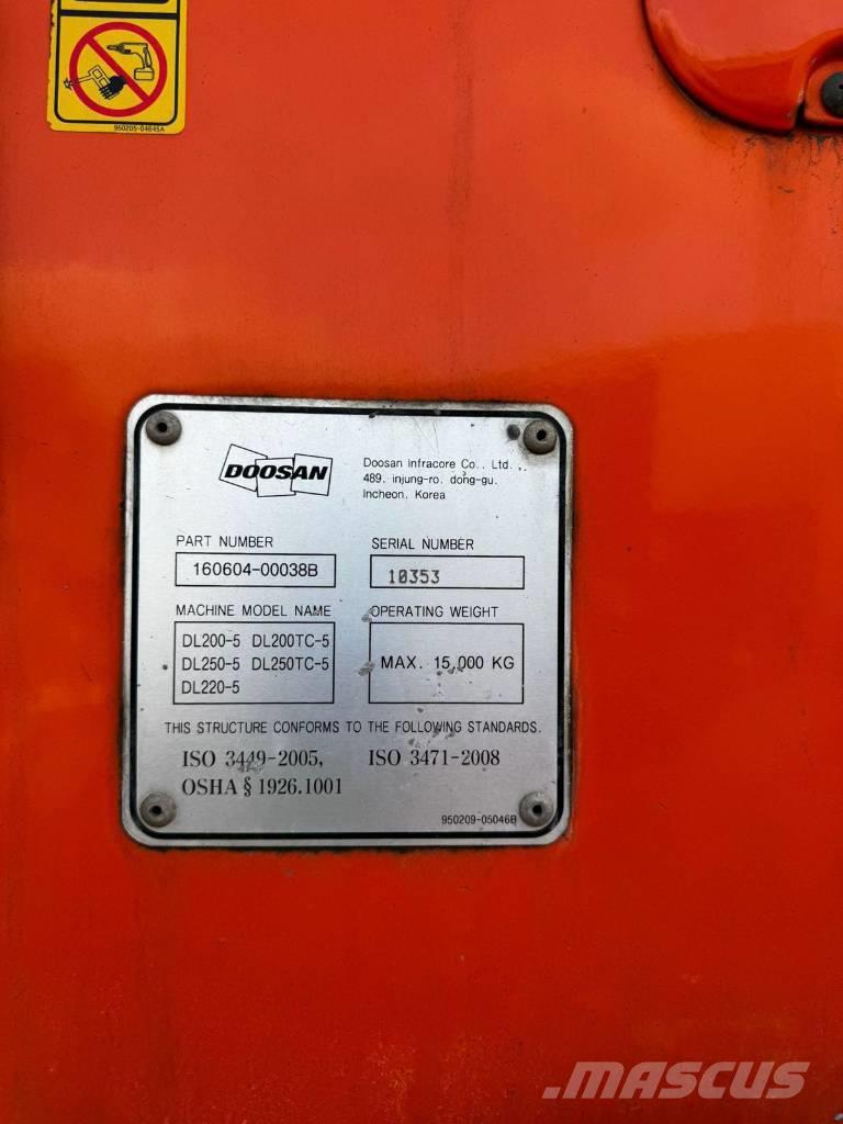 Doosan DL250-5 Cargadoras sobre ruedas