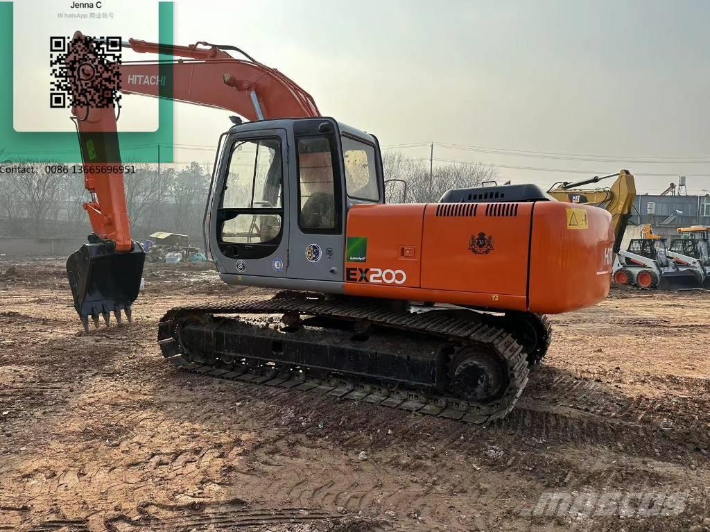 Hitachi EX 200 Excavadoras sobre orugas