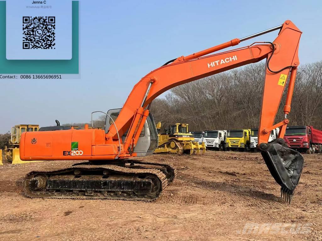 Hitachi EX 200 Excavadoras sobre orugas