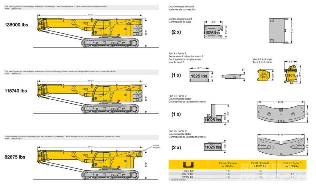 Liebherr LTR1060 Grúas de oruga