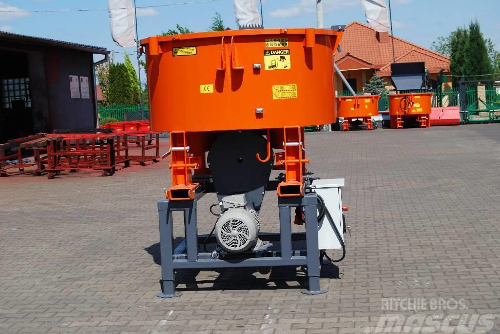 Michalak BETONIARKA ELEKTRYCZNA 1200L MIXER ELEKTR Mezcladoras de cemento y hormigón