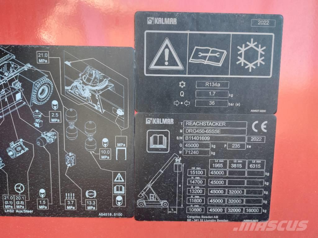 Kalmar DRG450-65S5E Montacargas para contenedores