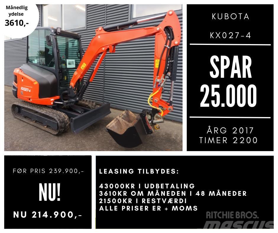 Kubota kx027-4 Miniexcavadoras