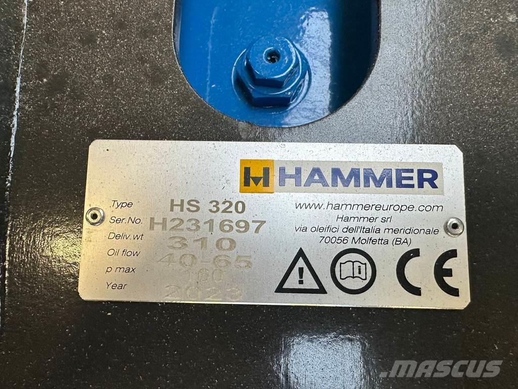 Hammer HS320 Martillos hidráulicos