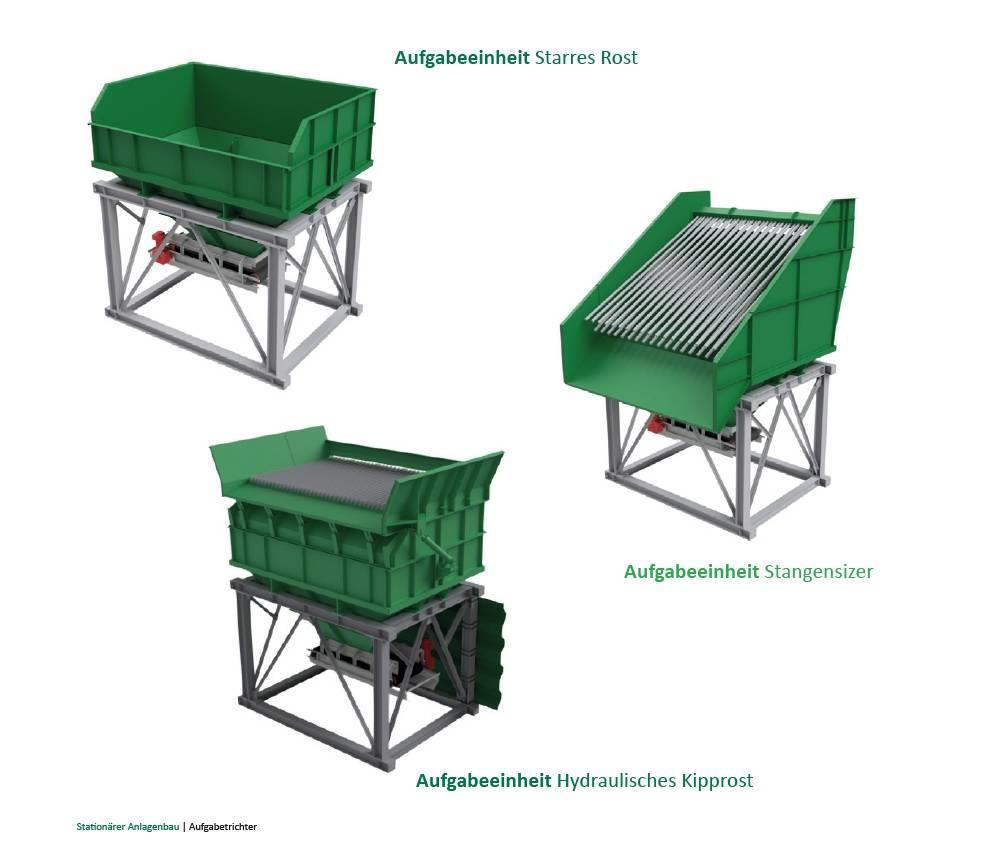  Aufgabetrichter / Aufgabebunker / Doseur Schwere A Silos y tolvas