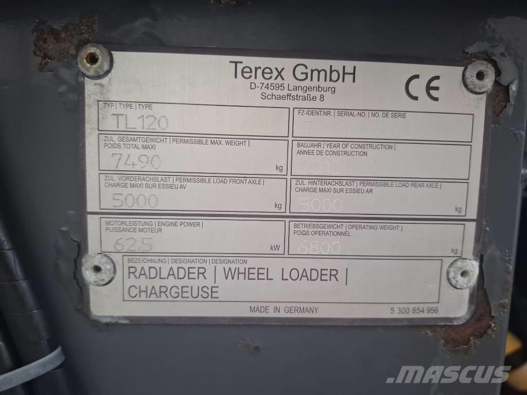 Terex TL 120 Cargadoras sobre ruedas