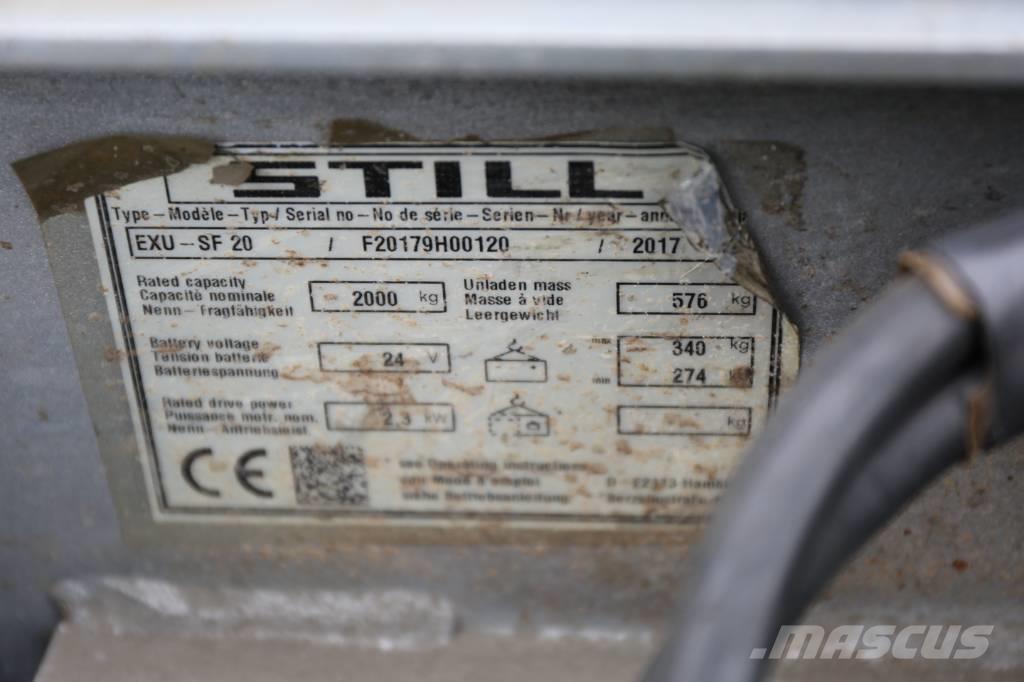 Still EXUSF20 Montacargas con plataformas de baja elevación