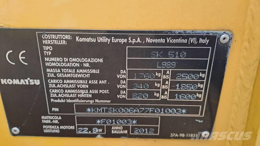 Komatsu SK510-5 Minicargadoras