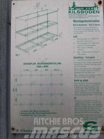  Mandskabsvogn/Skurvogn Kilsboden Barracas de construcción