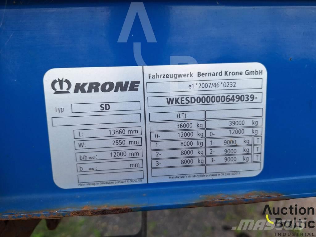 Krone SD Semirremolques de caja de lona