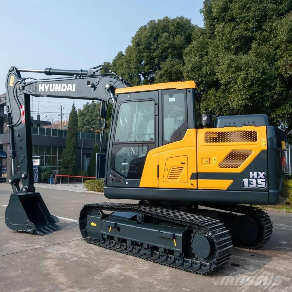 Hyundai HX 135 Excavadoras sobre orugas