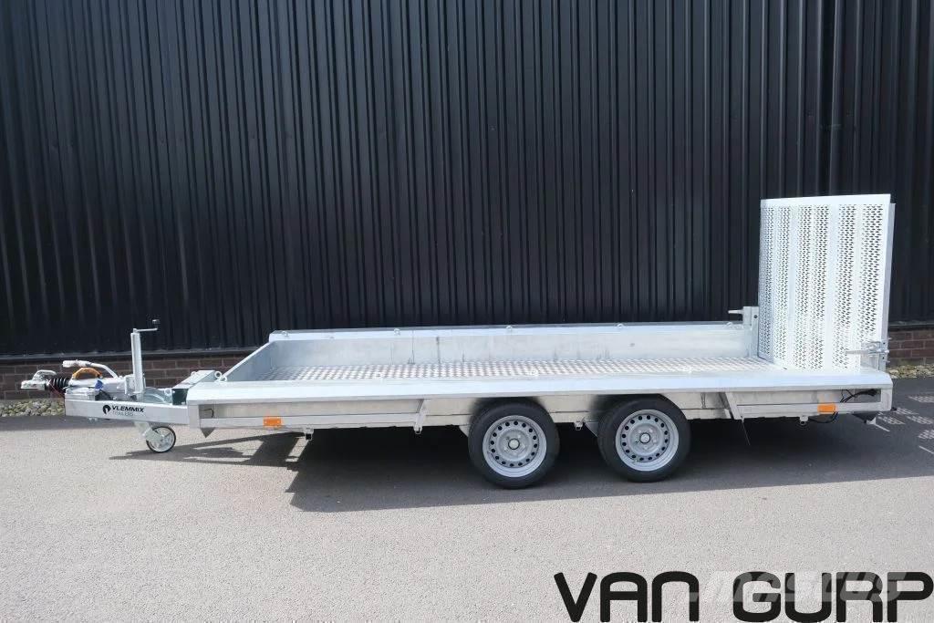  Vlemmix Machinetransporter 3500KG 400*180 2X AS 18 Remolques de cama baja