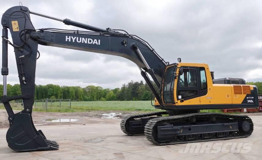 Hyundai 340 Excavadoras sobre orugas