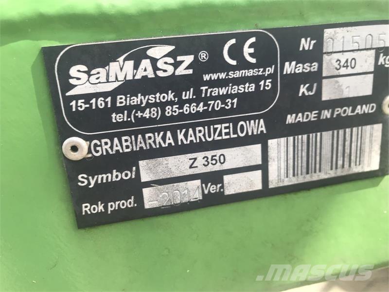 Samasz Z-350 Rastrilladoras y rastrilladoras giratorias