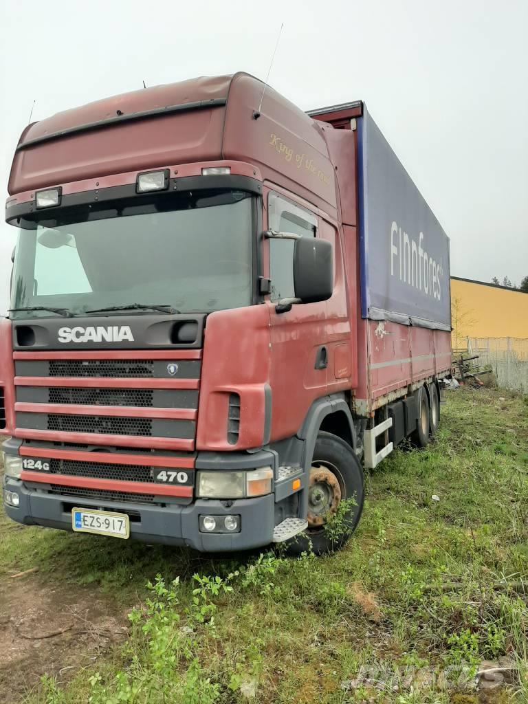 Scania R 124 Camiones de caja de lona